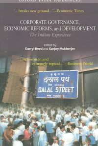 Produktbild: Corporate Governance, Economic Reforms, and Development: The Indian Experience