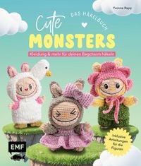 Produktbild: Cute Monsters - Das Häkelbuch für Labubu-Fans - inklusive Anleitungen für die Figuren!