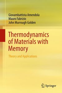 Produktbild: Thermodynamics of Materials with Memory