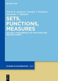 Produktbild: Fundamentals of Functions and Measure Theory