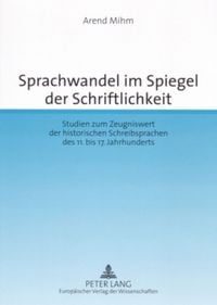 Produktbild: Sprachwandel im Spiegel der Schriftlichkeit