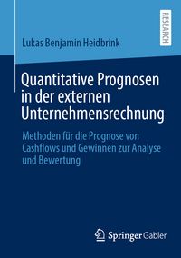 Produktbild: Quantitative Prognosen in der externen Unternehmensrechnung