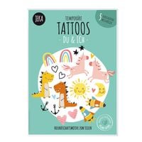 Produktbild: Tempor&auml;re Tattoos Du & Ich