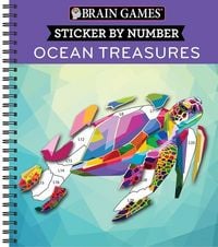 Produktbild: Brain Games - Sticker by Number: Ocean Treasures (13 Images to Sticker)