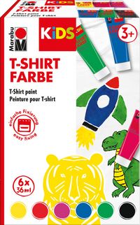 Produktbild: Marabu KiDS T-Shirt Farbe 6x36ml