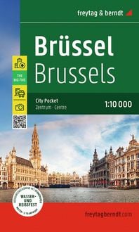 Produktbild: freytag & berndt Innenstadtplan Br&uuml;ssel 1:10.000