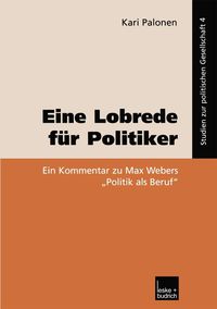 Produktbild: Eine Lobrede f&uuml;r Politiker