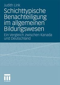 Produktbild: Schichttypische Benachteiligung im allgemeinen Bildungswesen
