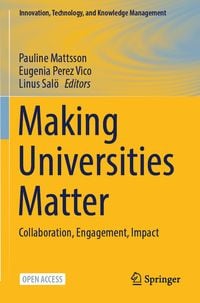 Produktbild: Making Universities Matter