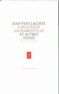 Produktbild: L intuition sacramentelle