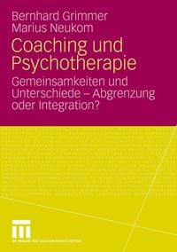 Produktbild: Coaching und Psychotherapie