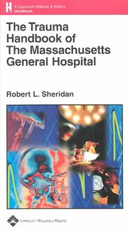 Produktbild: The Trauma Handbook of the Massachusetts General Hospital