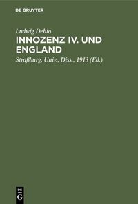 Produktbild: Innozenz IV. und England