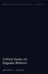 Produktbild: Critical Essays on Dagaaba Rhetoric