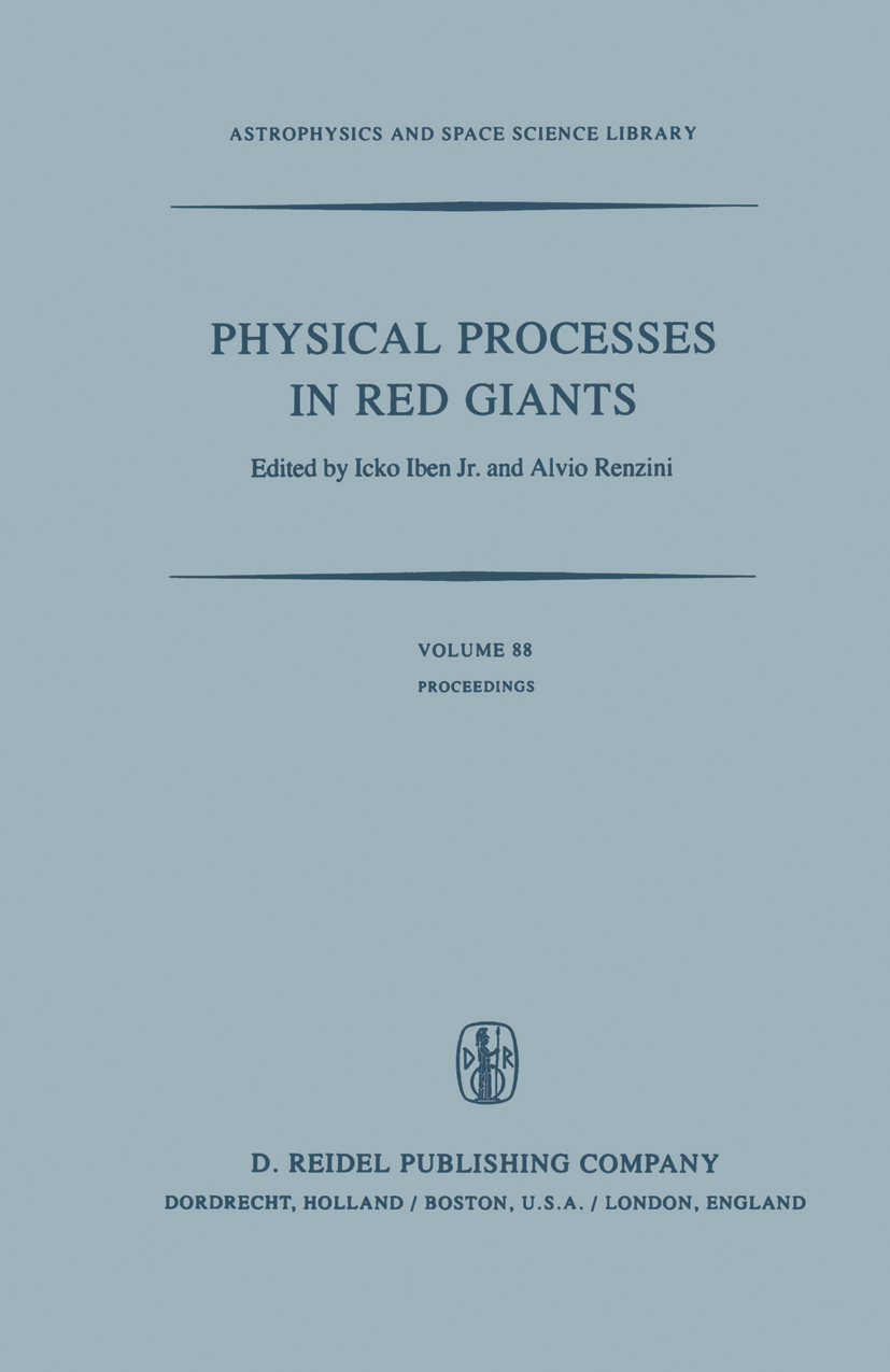 Produktbild: Physical Processes in Red Giants