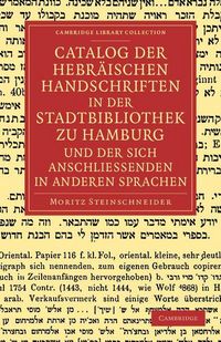 Produktbild: Steinschneider, M: Catalog Der Hebraischen Handschriften in