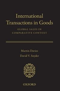 Produktbild: International Transactions in Goods