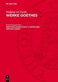 Produktbild: West-&ouml;stlicher Divan, 2. Noten und Abhandlungen