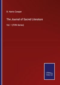 Produktbild: The Journal of Sacred Literature