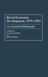 Produktbild: Rural Economic Development, 1975-1993