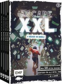 Produktbild: Escape XXL &ndash; &uuml;ber 500 Seiten packende Abenteuer f&uuml;r alle R&auml;tsel-Fans ab 9 Jahren (Band 1)