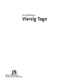 Produktbild: Vierzig Tage