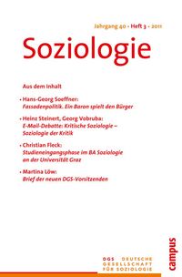 Produktbild: Soziologie 3.2011