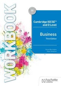 Produktbild: Cambridge IGCSE and O Level Business Workbook