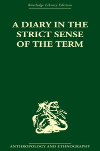 Produktbild: A Diary in the Strictest Sense of the Term
