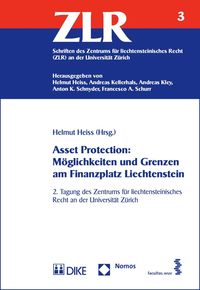 Produktbild: Asset Protection: M&ouml;glichkeiten und Grenzen am Finanzplatz Liechtenstein