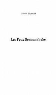 Produktbild: Feux somnambules les