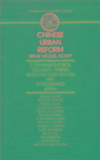 Produktbild: Yin-Wang, K: Chinese Urban Reform: What Model Now?