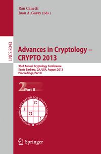 Produktbild: Advances in Cryptology &ndash; CRYPTO 2013
