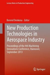Produktbild: New Production Technologies in Aerospace Industry