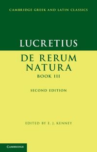 Produktbild: Lucretius: De Rerum NaturaBook III