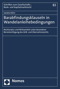Produktbild: Barabfindungsklauseln in Wandelanleihebedingungen
