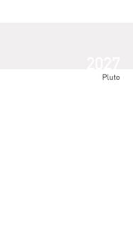 Produktbild: Taschenkalender Pluto geheftet Einlage 2027