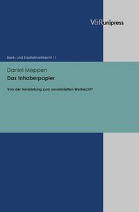 Produktbild: Das Inhaberpapier