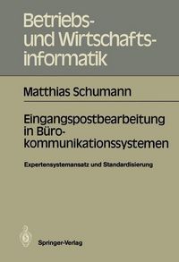 Produktbild: Eingangspostbearbeitung in B&uuml;rokommunikationssystemen