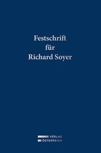 Produktbild: Festschrift f&uuml;r Richard Soyer