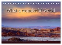 Produktbild: What a wonderful world (Tischkalender 2027 DIN A5 quer), CALVENDO Monatskalender