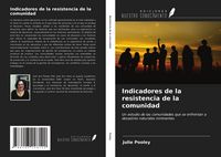 Produktbild: Indicadores de la resistencia de la comunidad