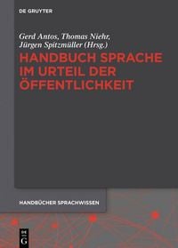 Produktbild: Handbuch Sprache im Urteil der &Ouml;ffentlichkeit