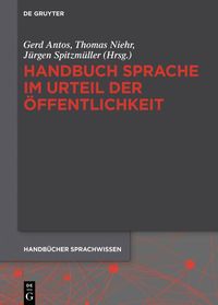 Produktbild: Handbuch Sprache im Urteil der &Ouml;ffentlichkeit