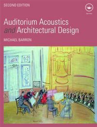 Produktbild: Barron, M: Auditorium Acoustics and Architectural Design