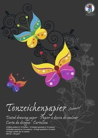 Produktbild: URSUS Tonzeichenpapier-Block "Sonderedition - Intensiv" (130 g/m&sup2;), DIN A3, 10 Blatt sortiert in 10 Farben
