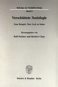 Produktbild: Versch&uuml;ttete Soziologie.