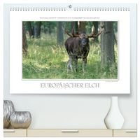 Produktbild: Emotionale Momente: Europ&auml;ischer Elch. (hochwertiger Premium Wandkalender 2027 DIN A2 quer), Kunstdruck in Hochglanz