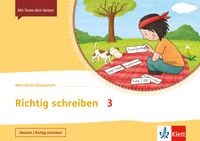 Produktbild: Mein Anoki-&Uuml;bungsheft. Richtig schreiben 3. &Uuml;bungsheft Klasse 3