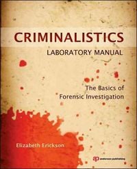 Produktbild: Erickson, E: Criminalistics Laboratory Manual